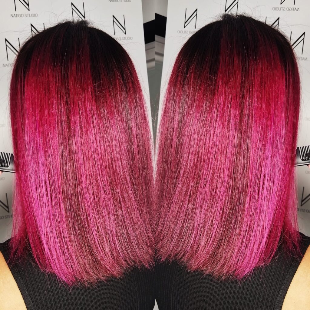 zadbaj o swoje włosy w natigo studio na ratajach, piękna koloryzacja włosów