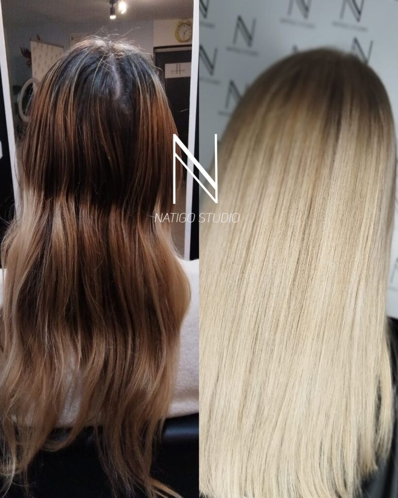 metamorfoza w natigo studio rataje fryzjer poznań