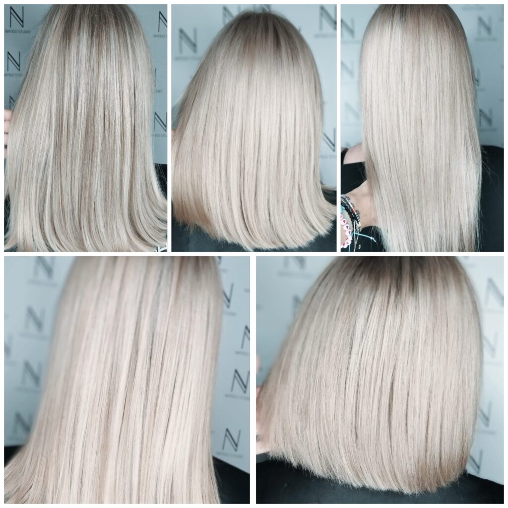 piękne wlosy blond na ratajach w poznaniu u fryzjera 