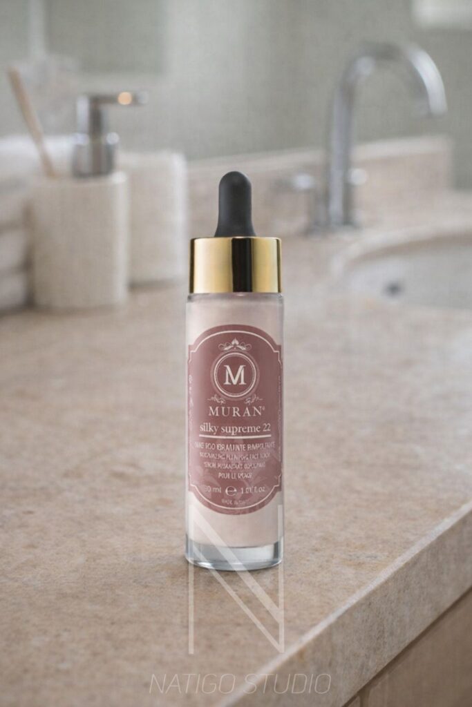 różane serum do twarzy Muran Haircare w Natigo Studio Poznań Rataje