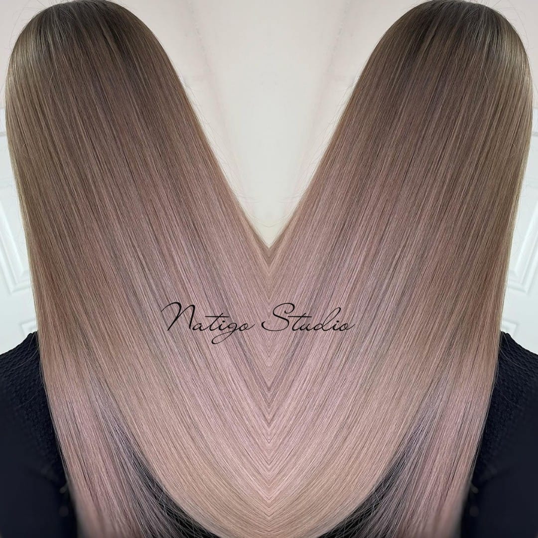 Włosy blond Natigo Studio Poznań