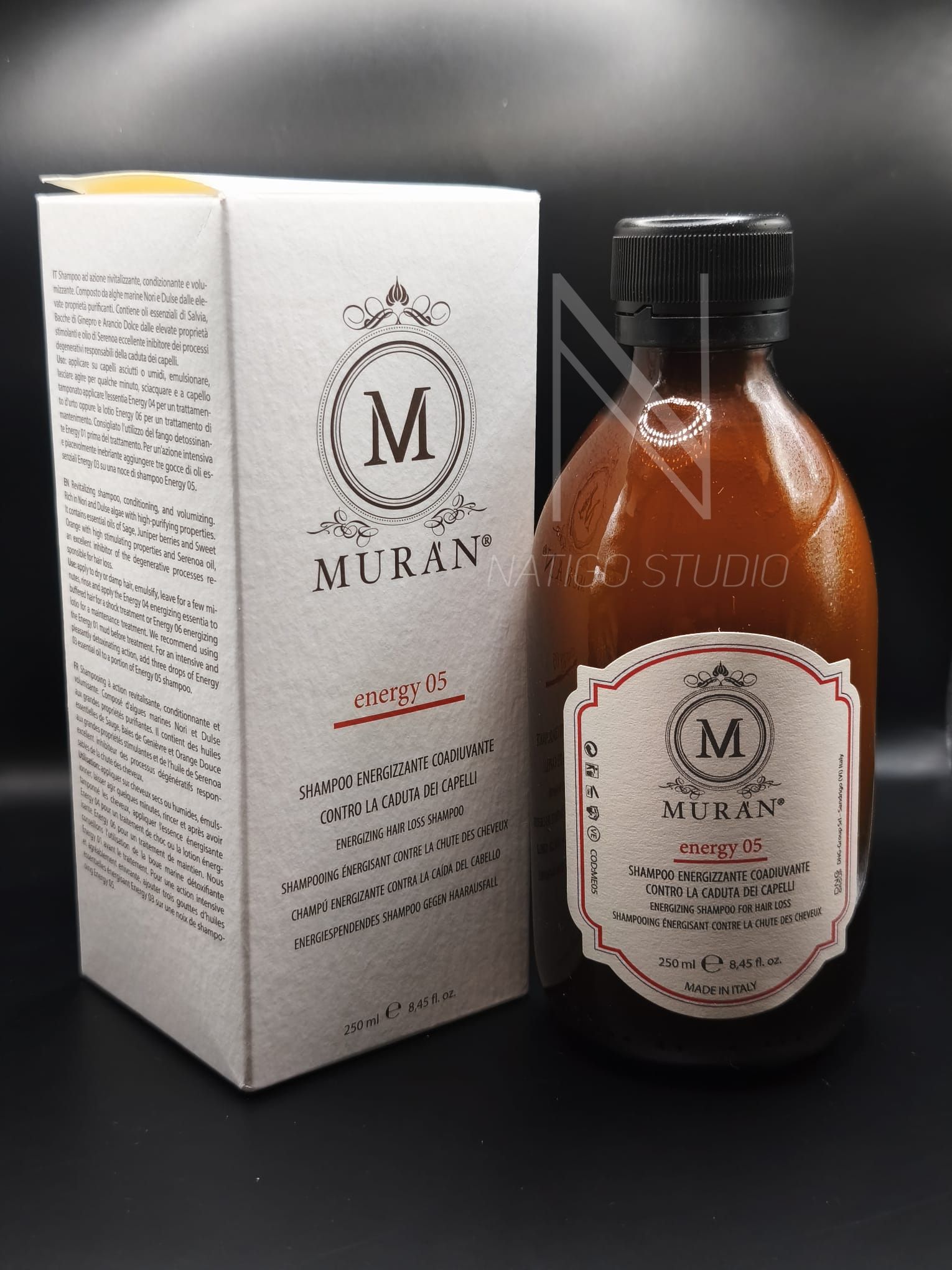 muran haircare seria energy przeciw wypadaniu włosów szampon do włosów
