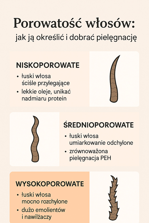 Porowatość włsów Natigo Studio Rataje Poznań