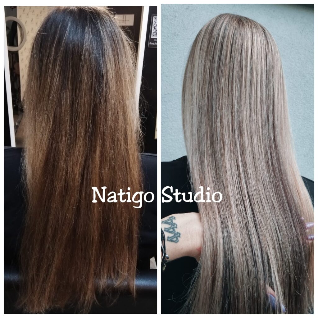 poznan blond włosy fryzjer