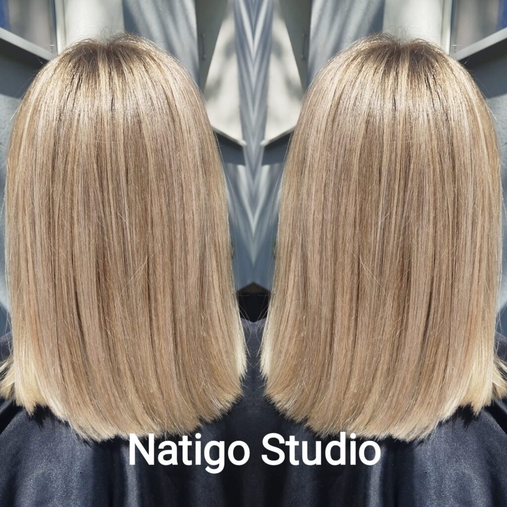blond włosy na ratajach w poznaniu natigo studio